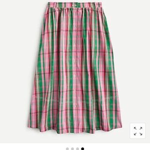 J.Crew NWT Plaid Skirt size 18